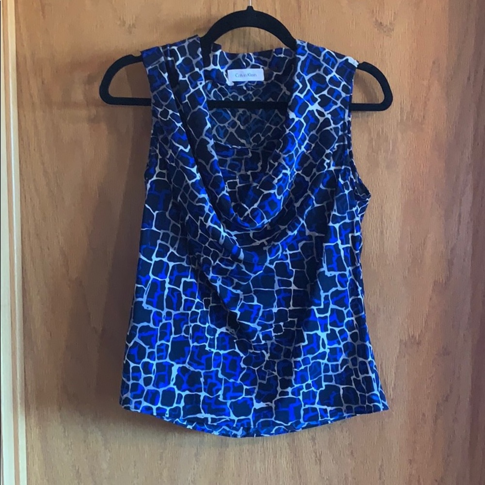 Blue Calvin Klein Blouse